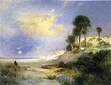 Thomas Moran Famous Paintings - Fort George Island, Florida